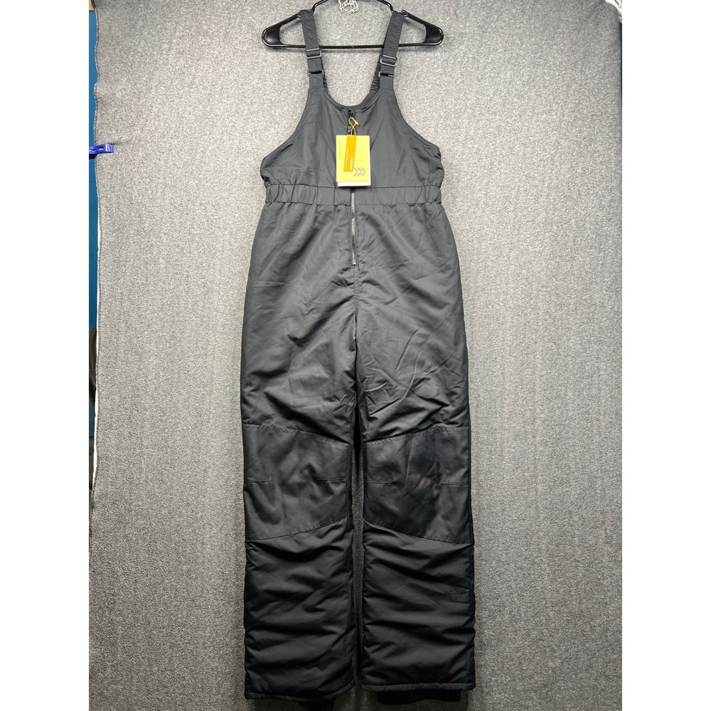 All in Motion Snow Bibs Youth XL Black Insulated Water Resistant Overalls Pants